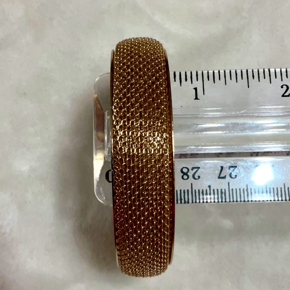 Mesh & Rhinestone Heart Bangles - Picture 6 of 7